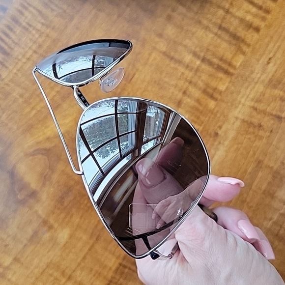 PRADA CAT EYE AVIATOR POLARIZED SUNGLASSES WITH CASE - Picture 3 of 11